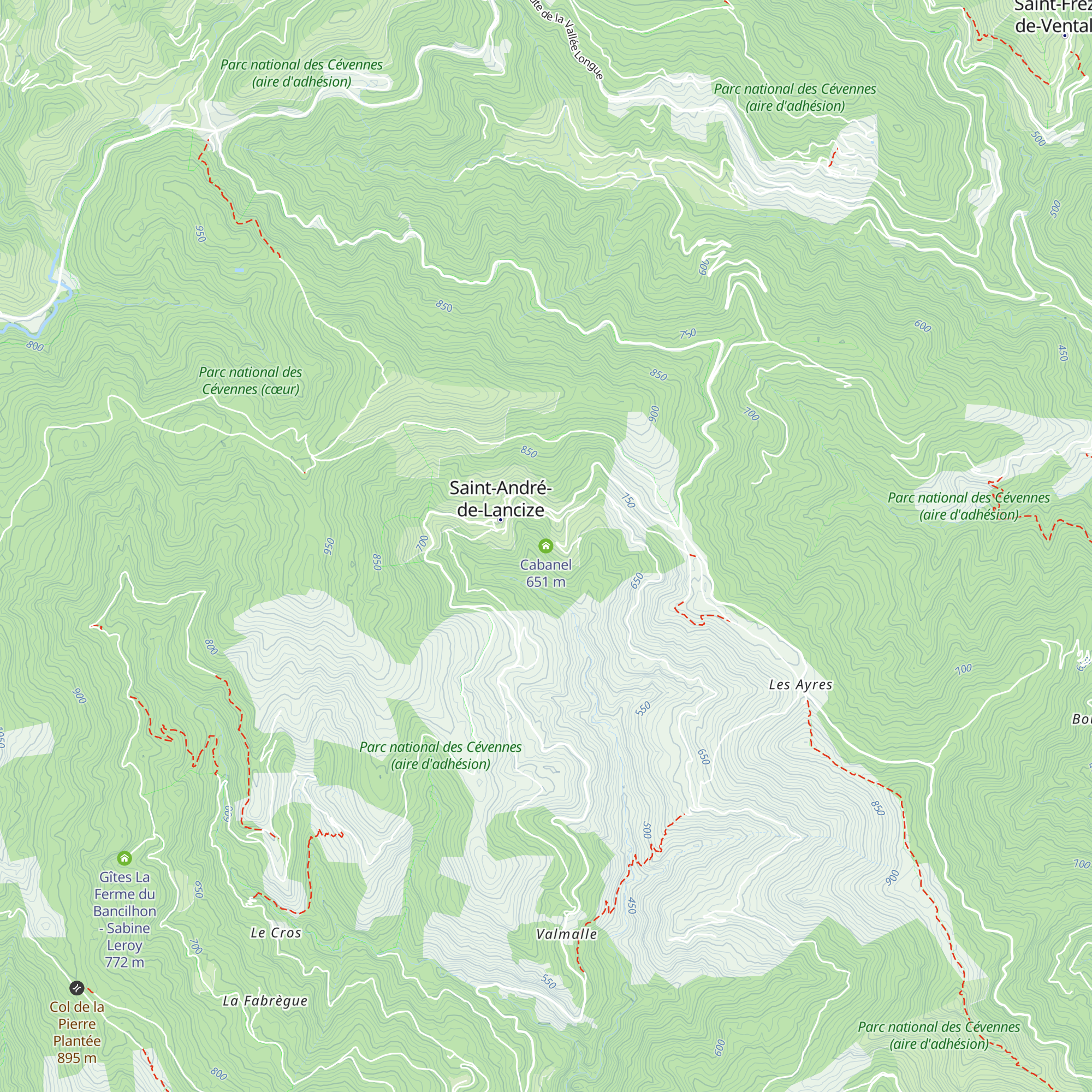 Cabanel map