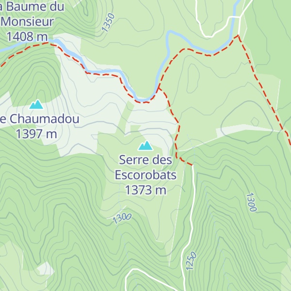 Map of Serre des Escorobats