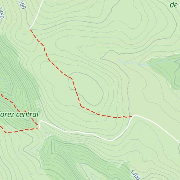 Map of Plat de la Richarde