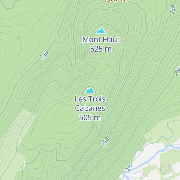 Map of Les Trois Cabanes