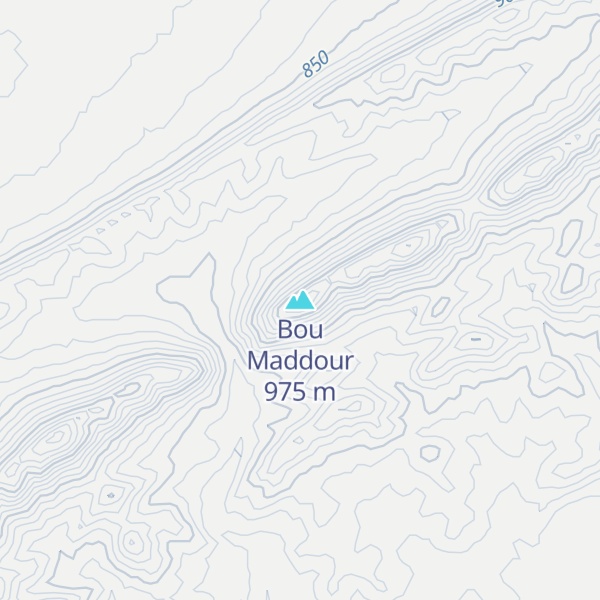 Map of Bou Maddour