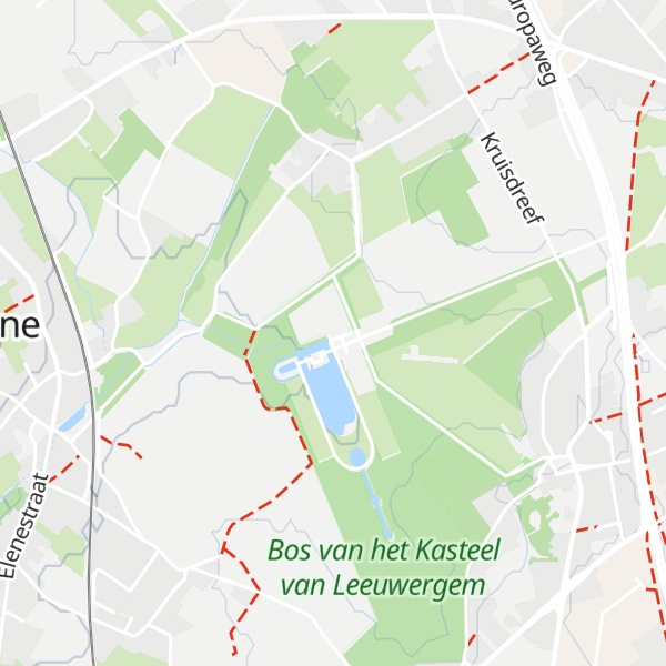 Map of Gîte Domein van Leeuwergem