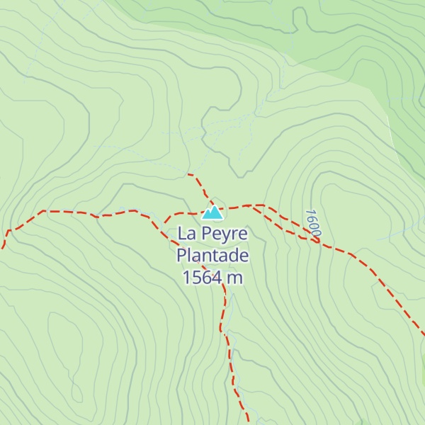 Map of La Peyre Plantade