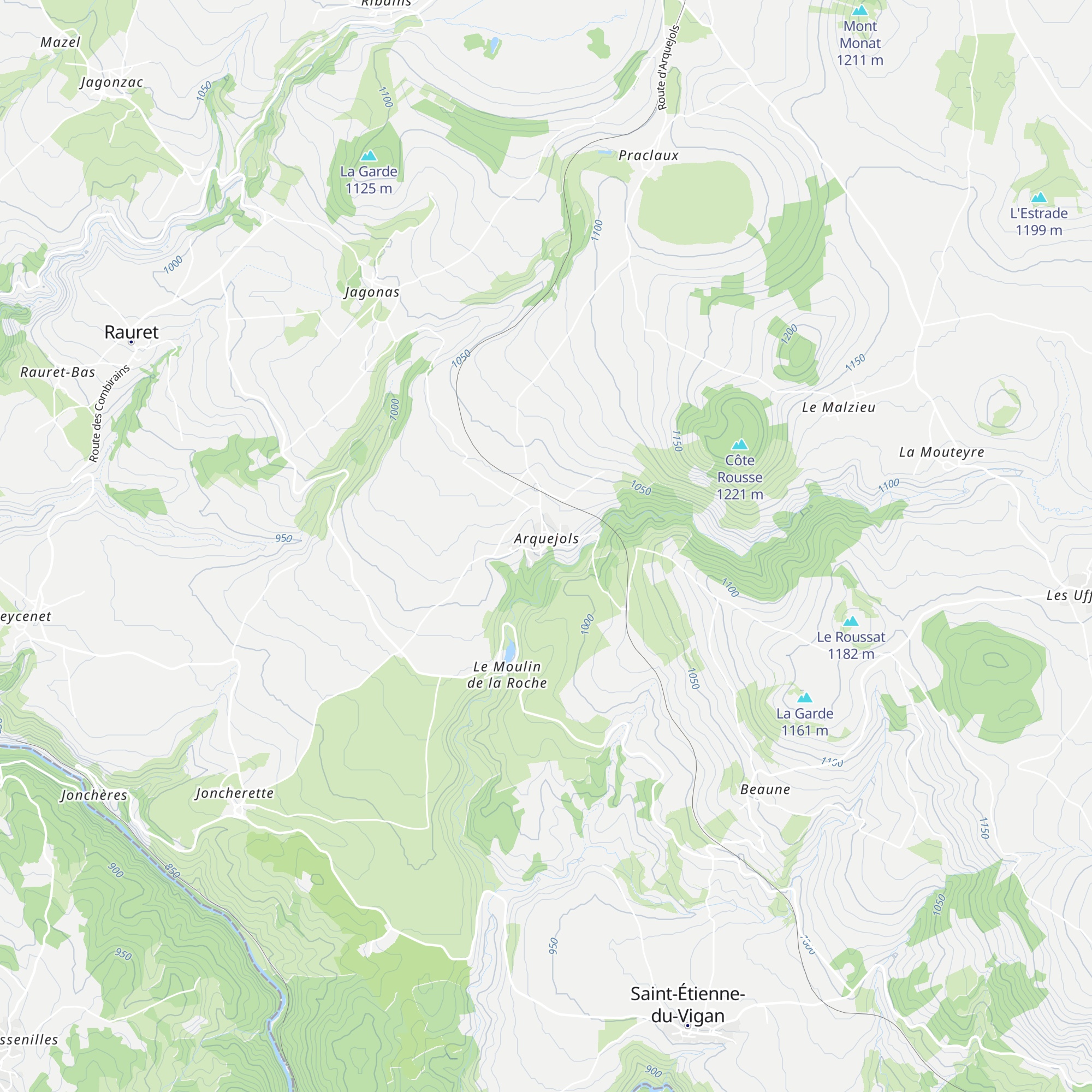 Cabane pour randonneurs map