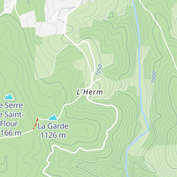 Map of Gîte "La Tartine de Modestine"