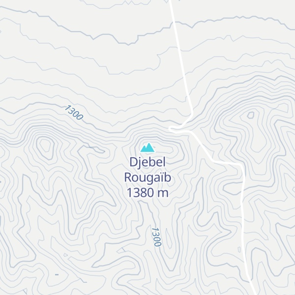 Map of Djebel Rougaïb