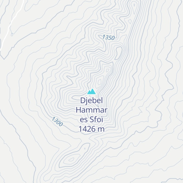 Map of Djebel Hammar es Sfoï