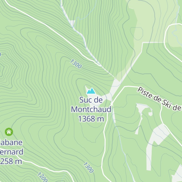 Map of Suc de Montchaud