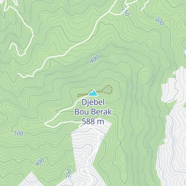 Map of Djebel Bou Berak
