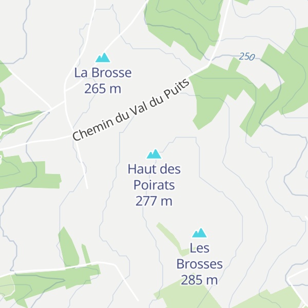 Map of Haut des Poirats