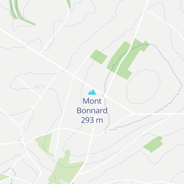 Map of Mont Bonnard