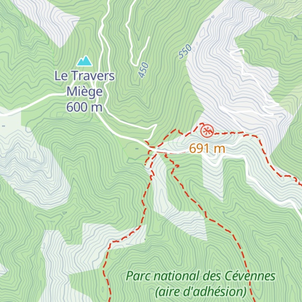 Map of Cabane du Col de Saint Pierre