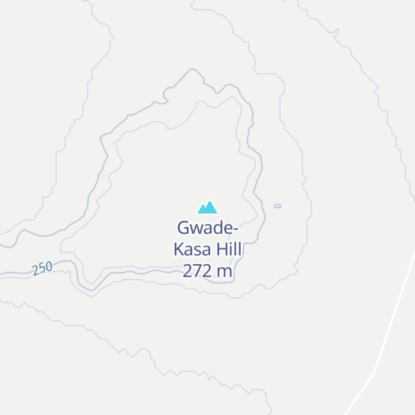 Map of Gwade-Kasa Hill