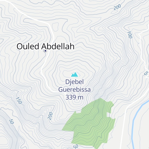 Map of Djebel Guerebissa