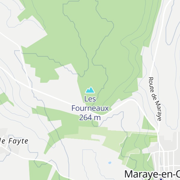 Map of Les Fourneaux