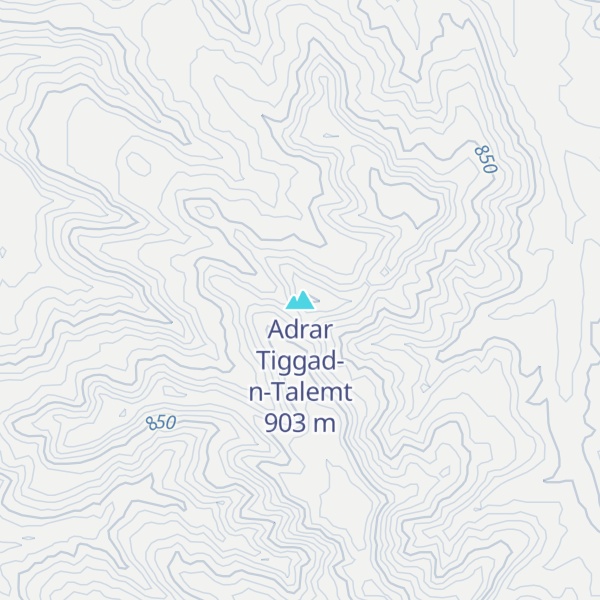 Map of Adrar Tiggad-n-Talemt
