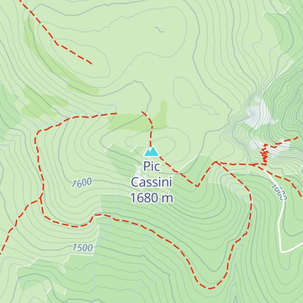 Map of Pic Cassini