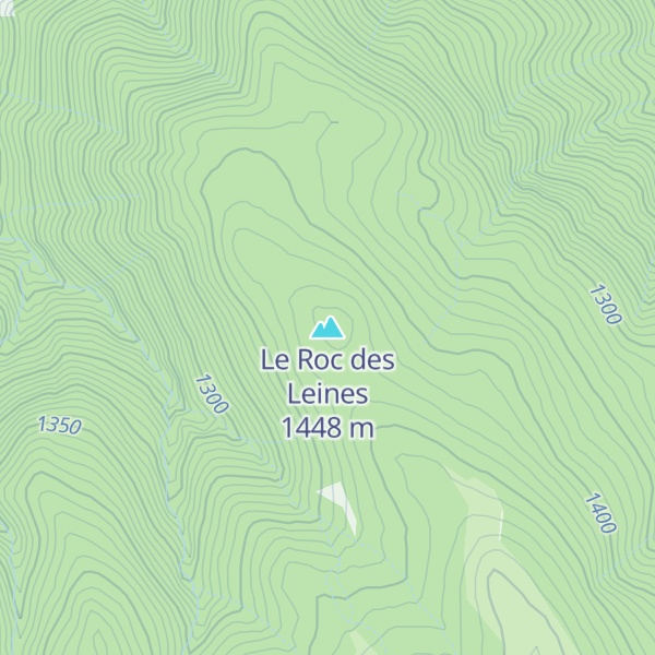 Map of Le Roc des Leines