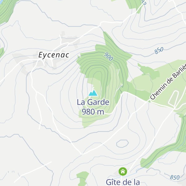 Map of La Garde