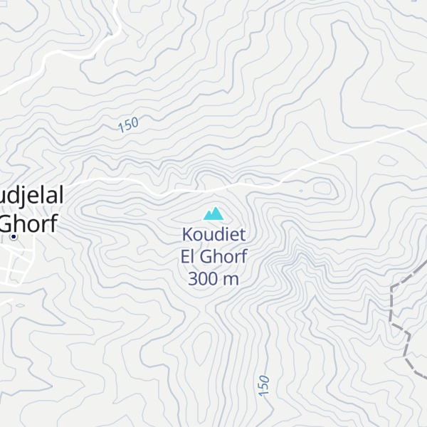 Map of Koudiet El Ghorf