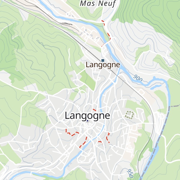 Map of Gîte "Les Carriats"