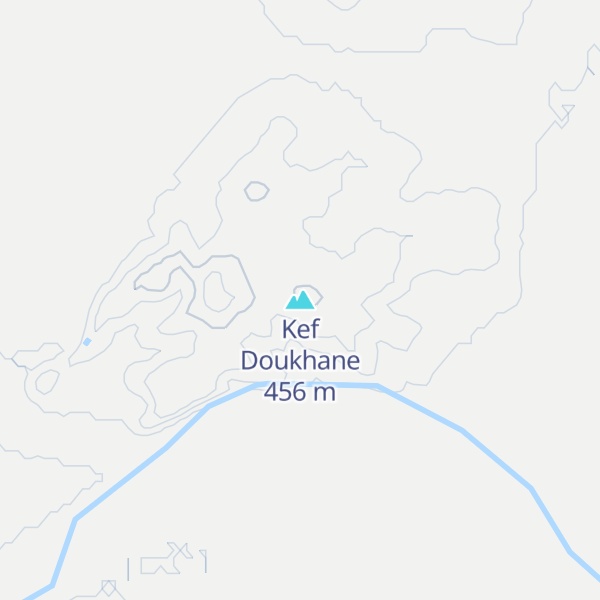 Map of Kef Doukhane