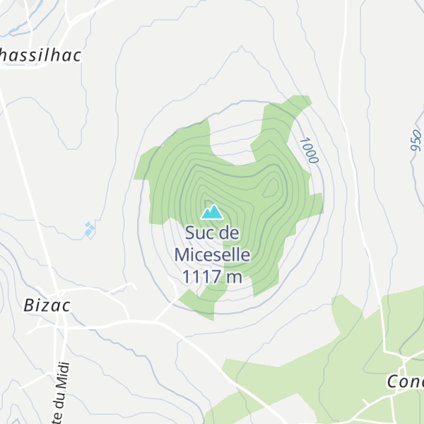 Map of Suc de Miceselle