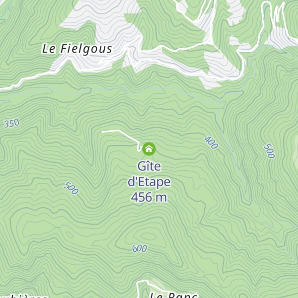 Map of Gîte d'Etape