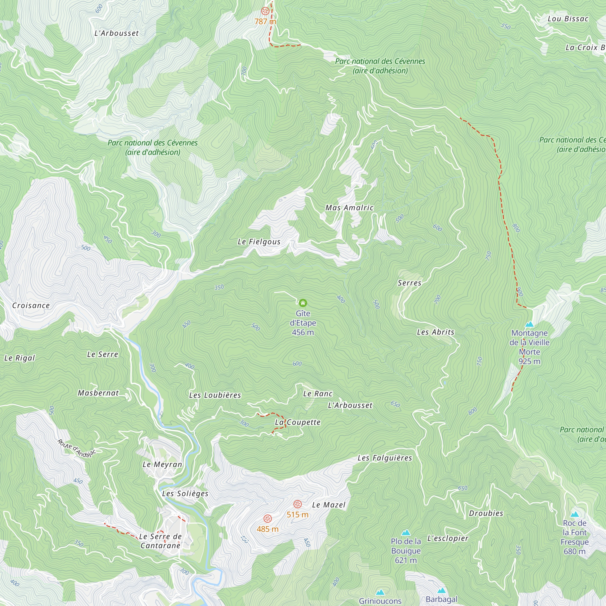 Gîte d'Etape map