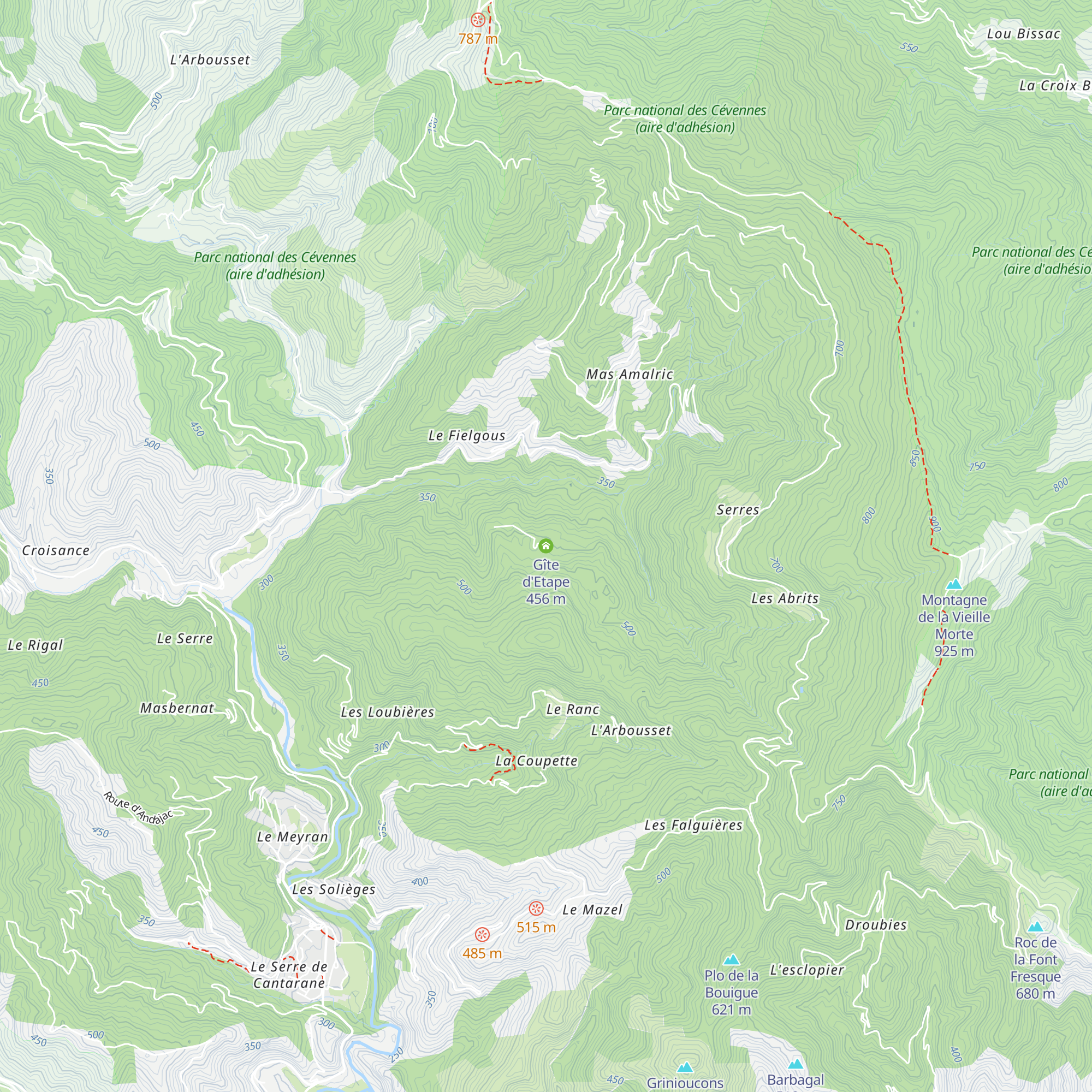 Gîte d'Etape map