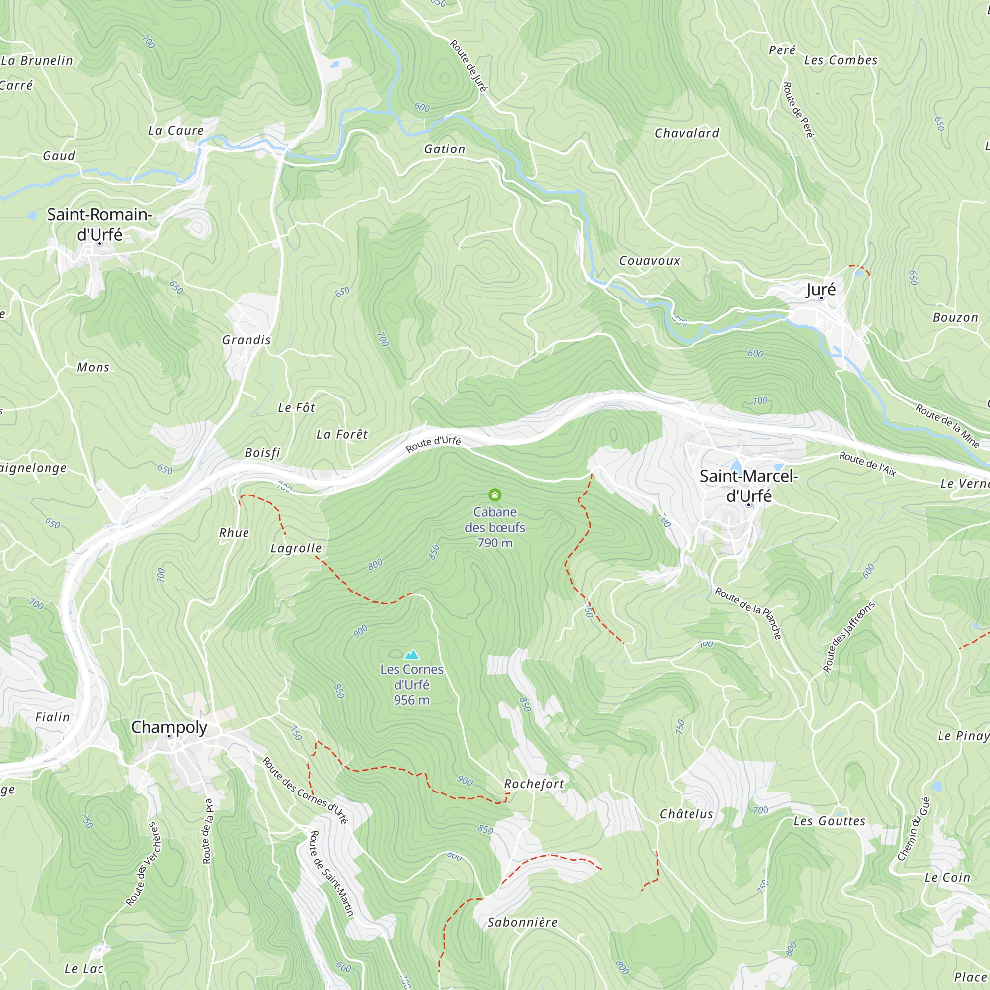 Cabane des bœufs map
