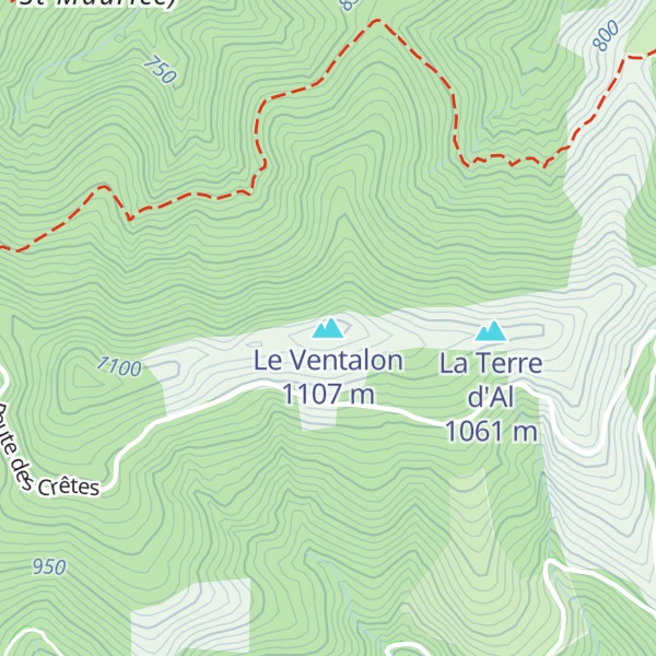 Map of Le Ventalon