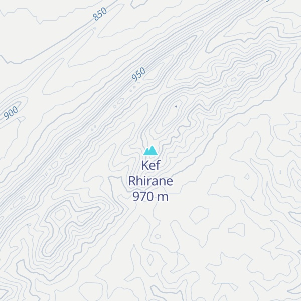Map of Kef Rhirane