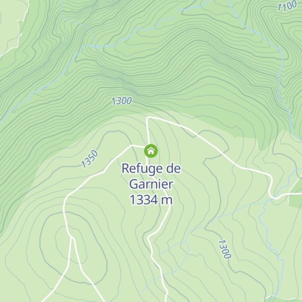 Map of Refuge de Garnier