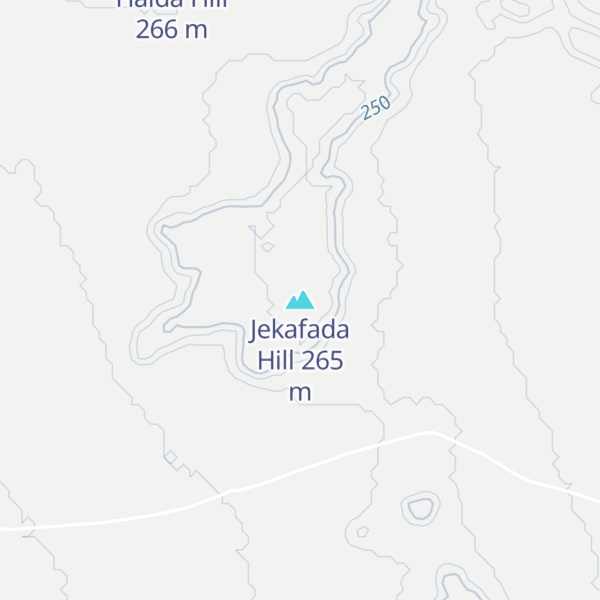 Map of Jekafada Hill