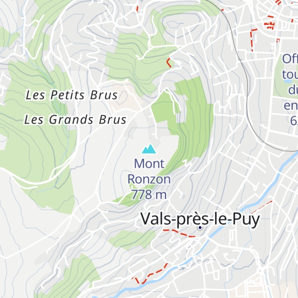 Map of Mont Ronzon
