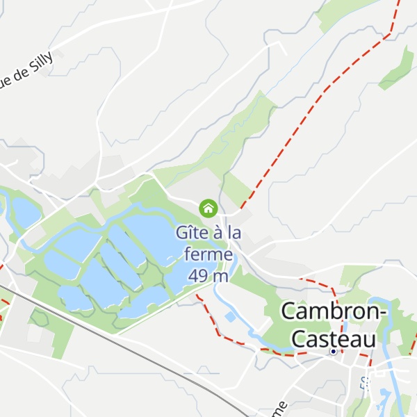 Map of Gîte à la ferme