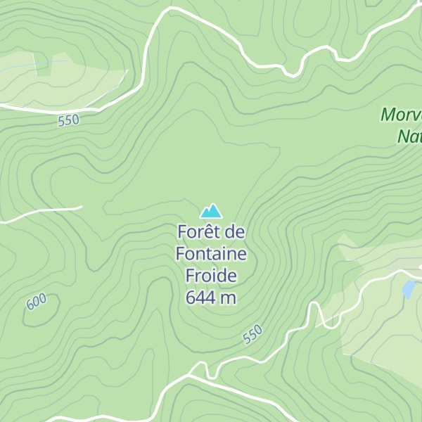 Map of Forêt de Fontaine Froide