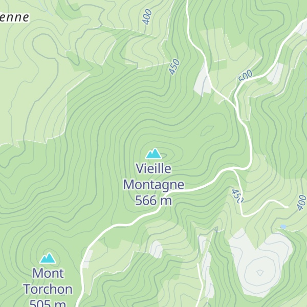Map of Vieille Montagne