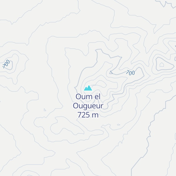 Map of Oum el Ougueur