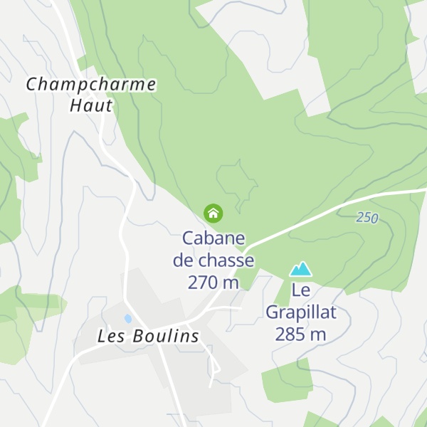 Map of Cabane de chasse