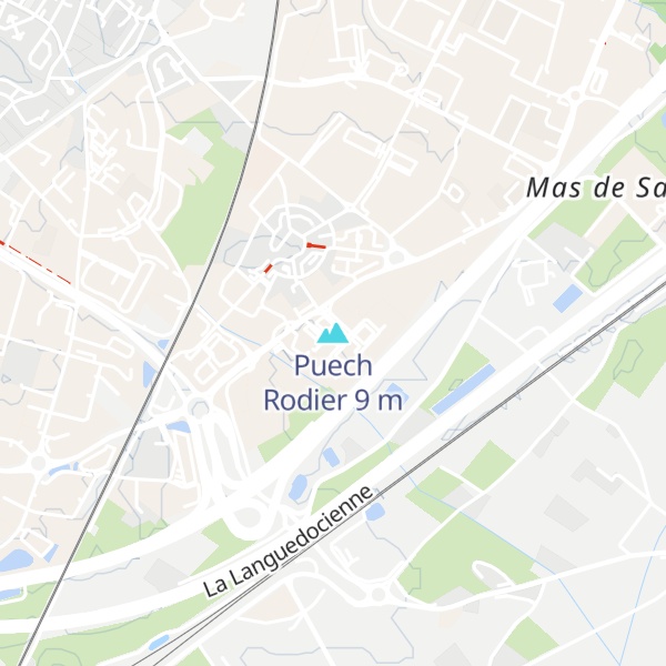 Map of Puech Rodier