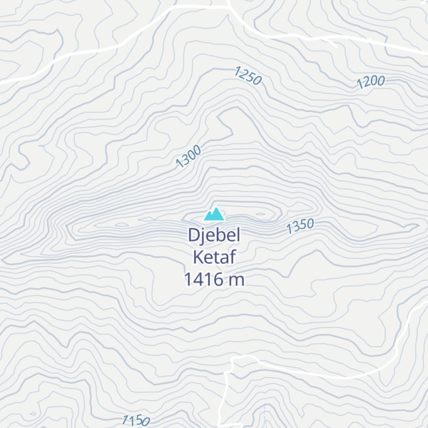 Map of Djebel Ketaf