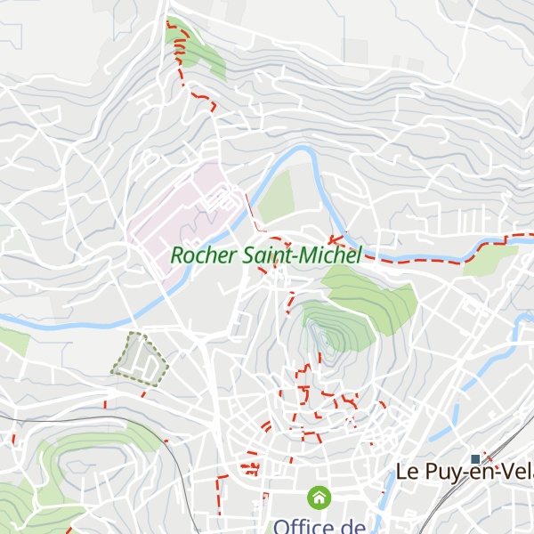 Map of Rocher d’Aiguilhe