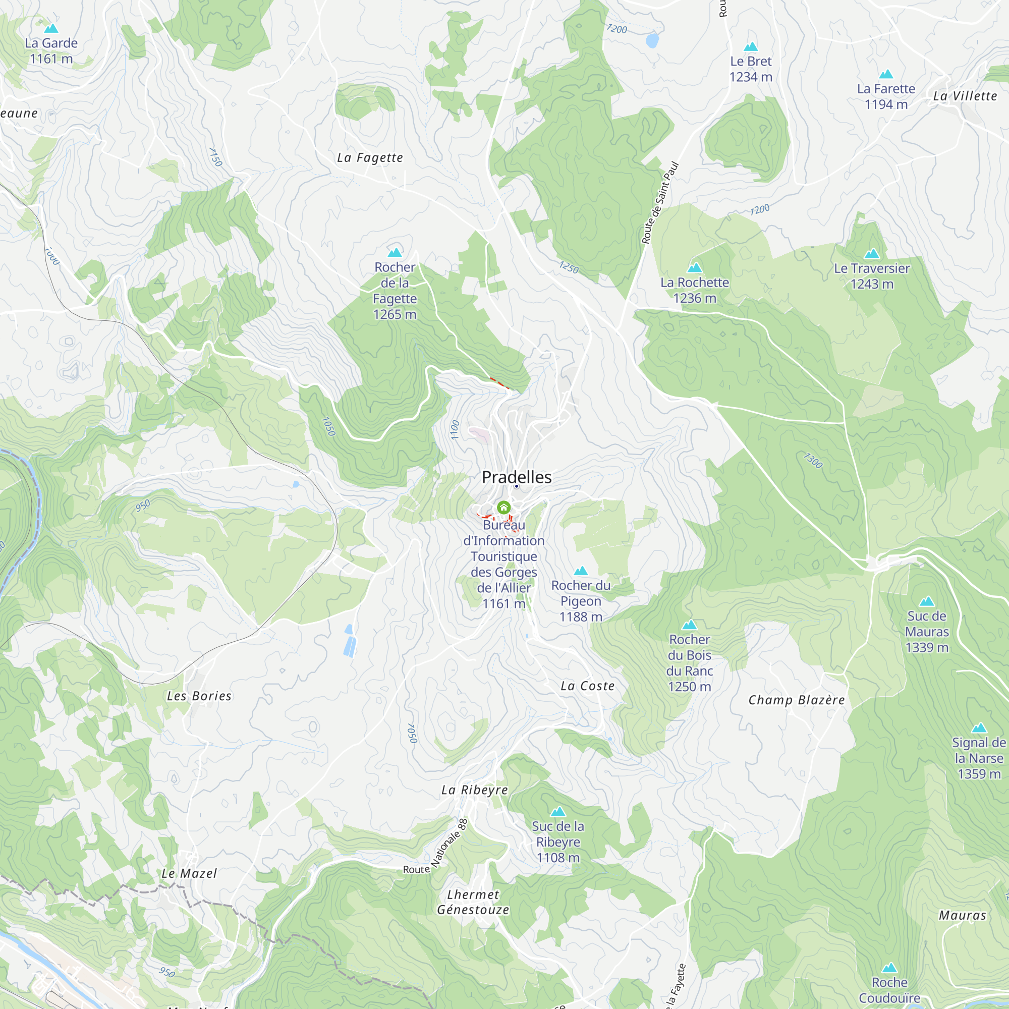 Gîte et Restaurant "Resto-Rando Le Passage" map