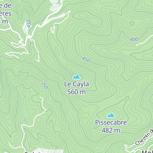Map of Le Cayla