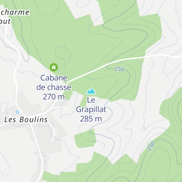 Map of Le Grapillat