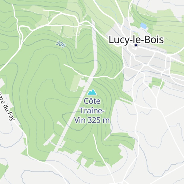 Map of Côte Traîne-Vin