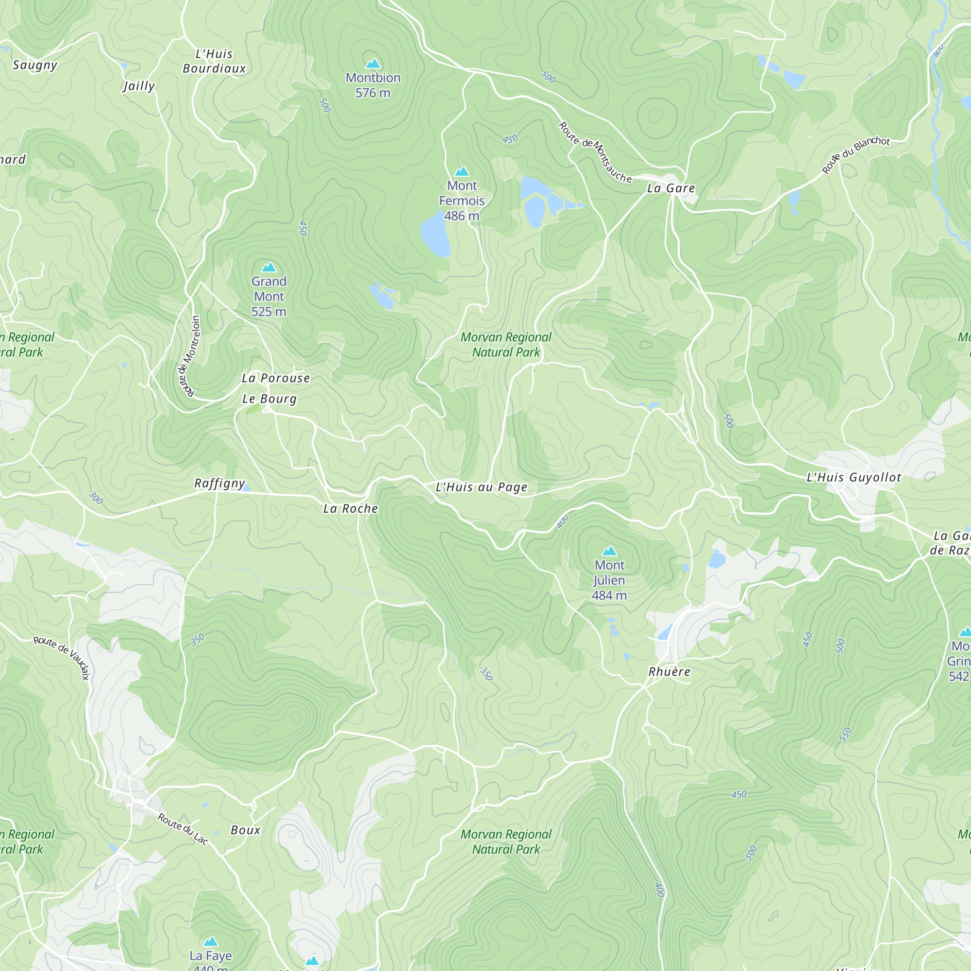 Gîte de la Gambade map