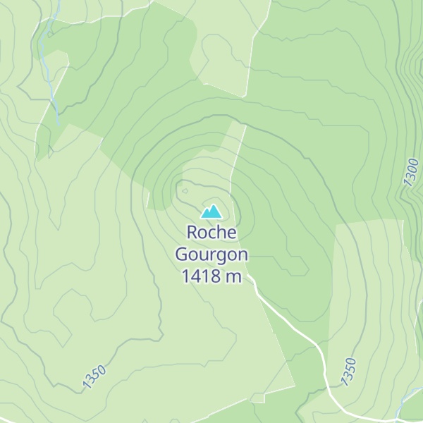 Map of Roche Gourgon